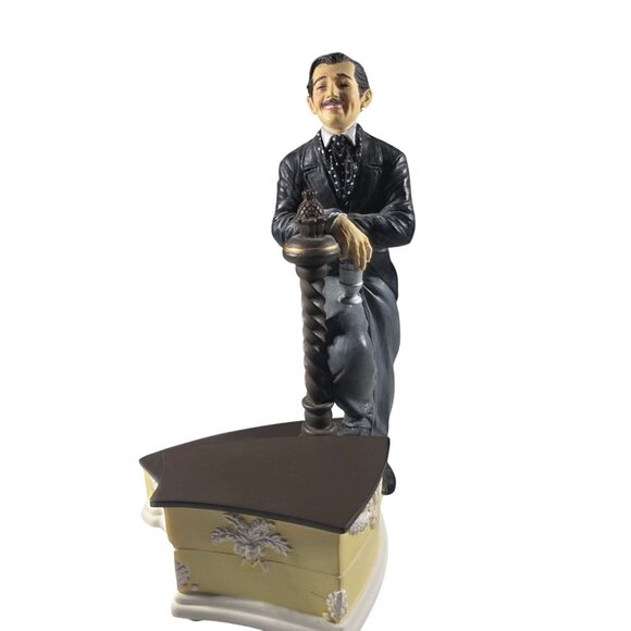 Rhett Butler "Gone With The Wind" Musical Figurine trinket Box Ardleigh-Elliot - Picture 1 of 6